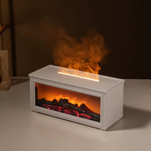 Difusor de aromas con efecto llama para chimenea