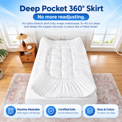 BambooCloud 3D Cooling Mattress Topper