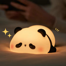 Luz nocturna panda de silicona con temporizador - Táctil