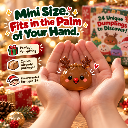 Nucca 2026 Dumpling Squishy Advent Calendar — Indoor Recreation Stress Relief Toy